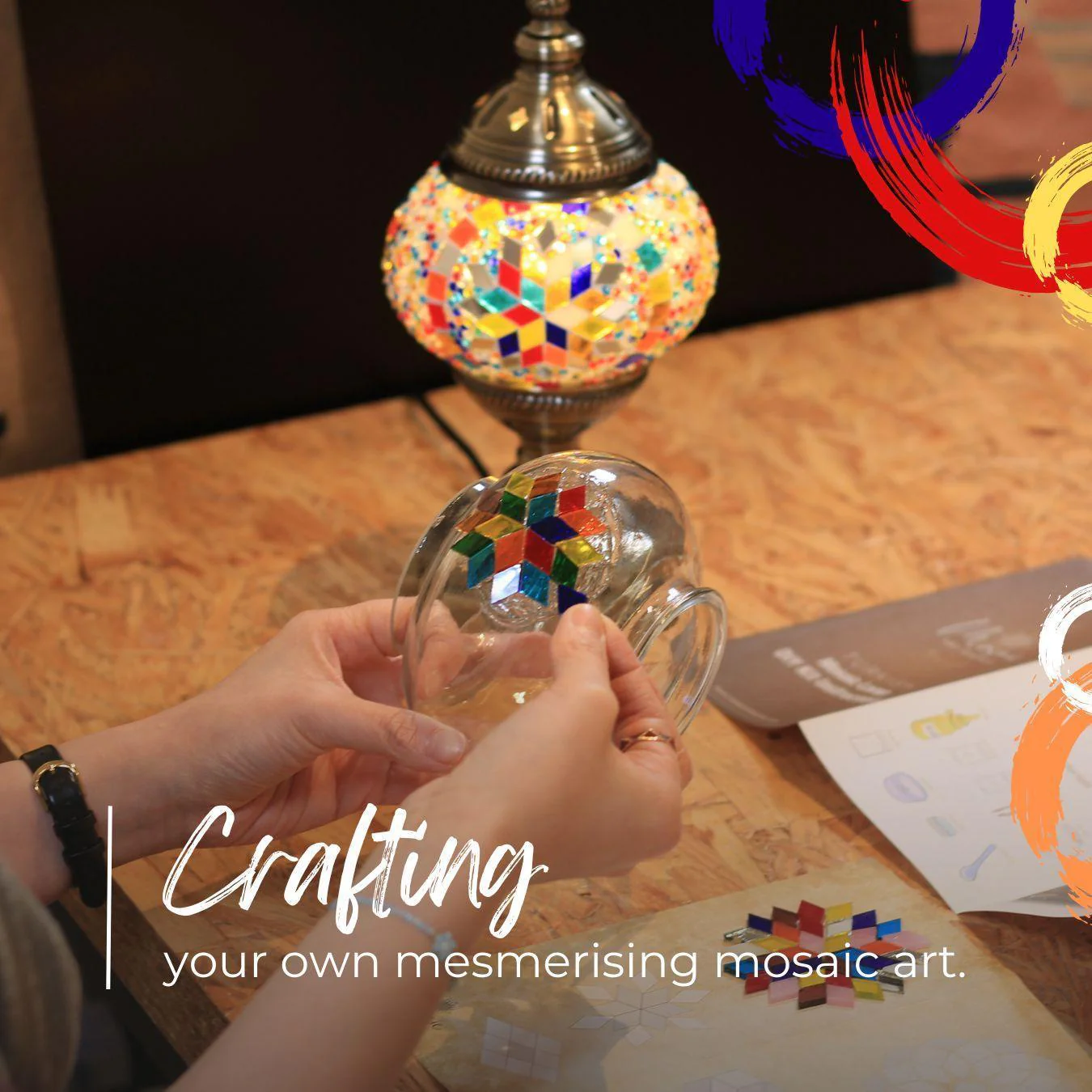 CAPPADOCIA Color Theme Turkish Mosaic Lamp DIY Home Kit - Image 8