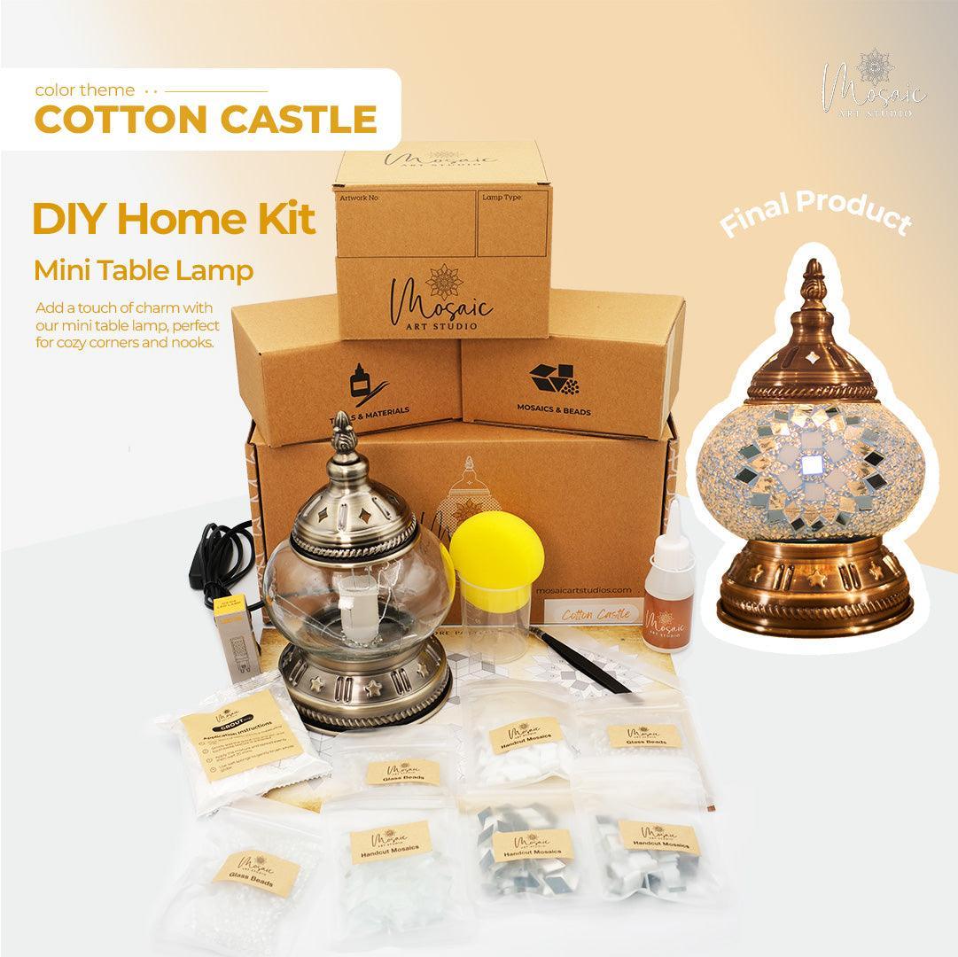 COTTON CASTLE Color Theme Turkish Mosaic Lamp DIY Home Kit