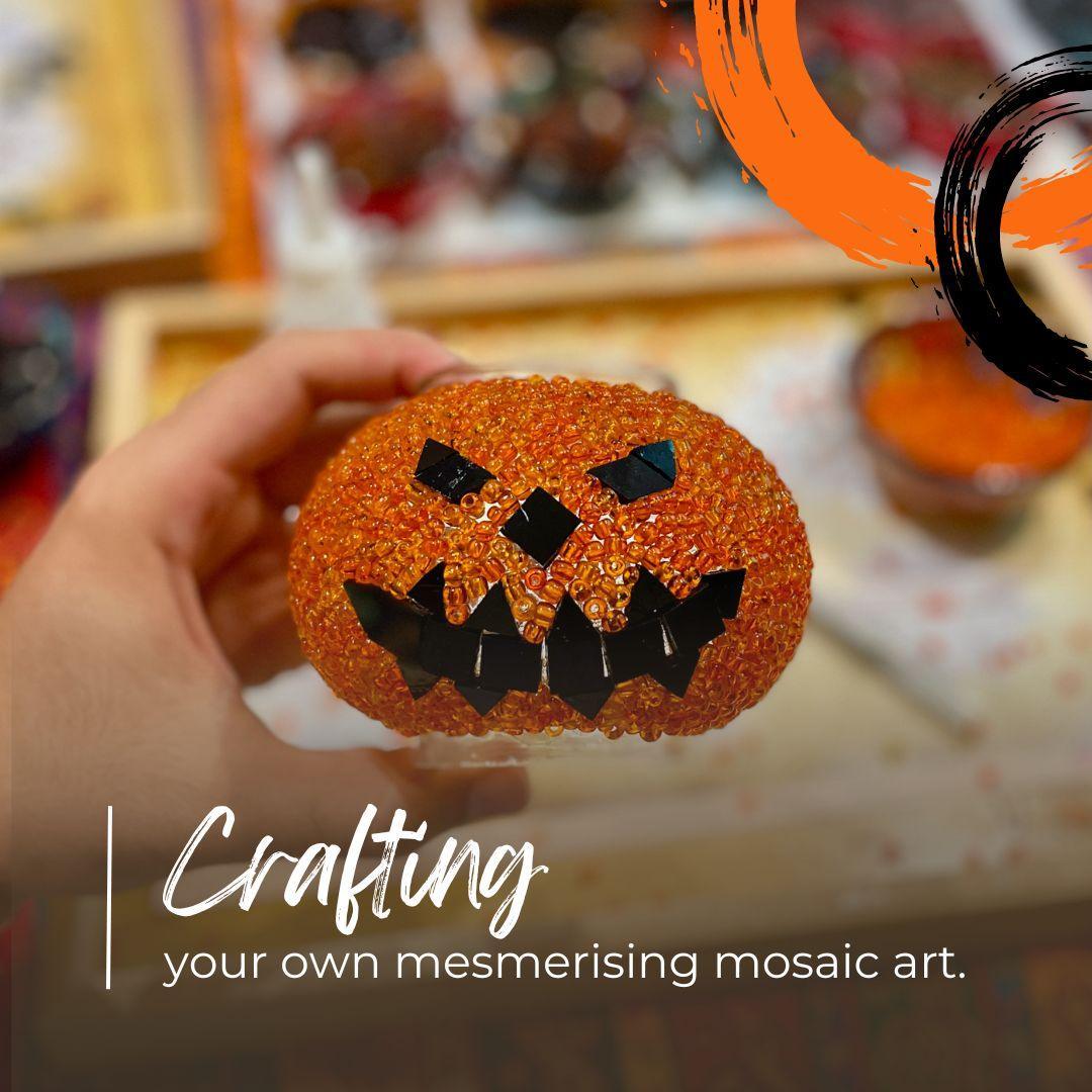 DIY Turkish Mosaic Lamp Kit – Halloween Theme - Image 10