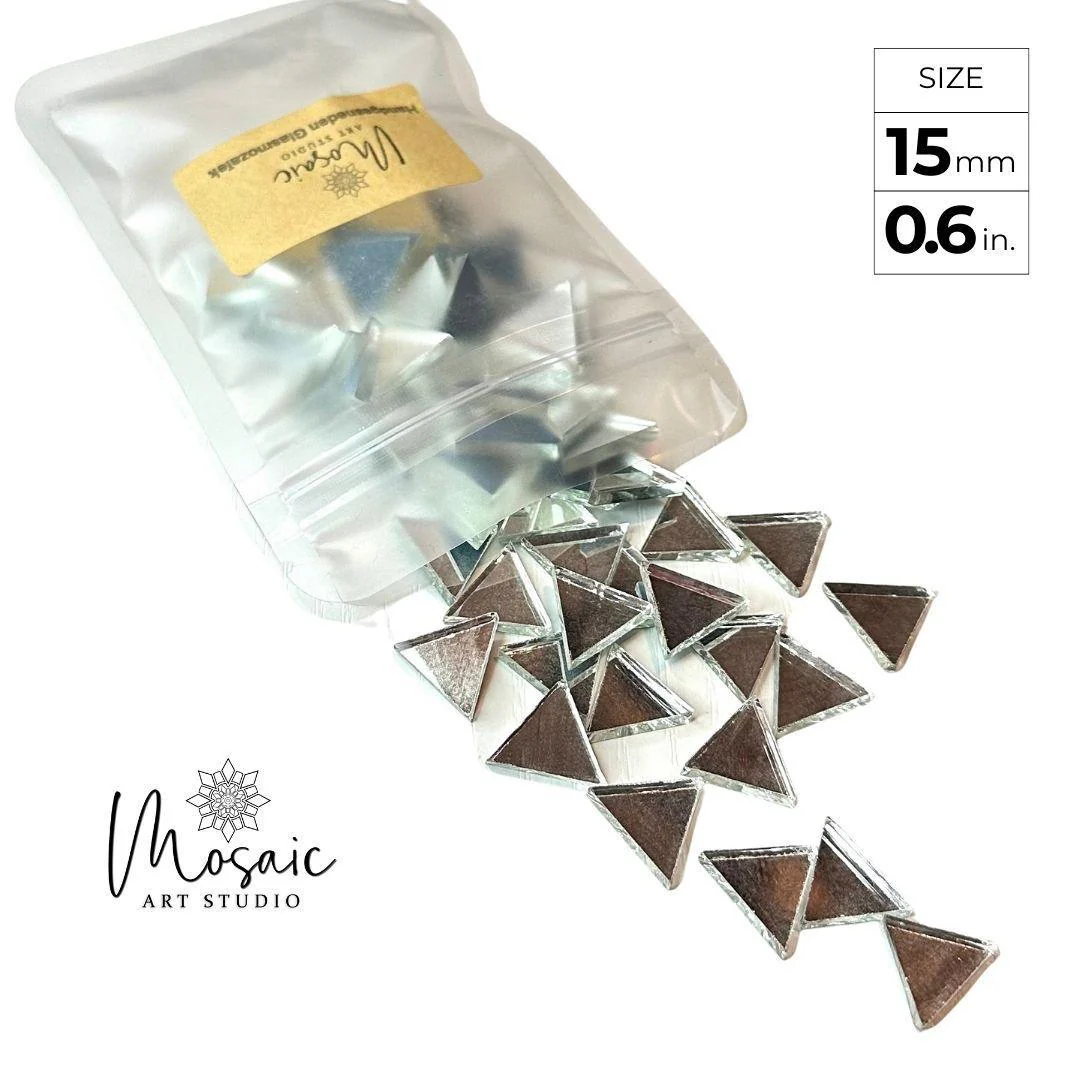 Hand-cut Mosaics - TRIANGLE Shape - Image 19