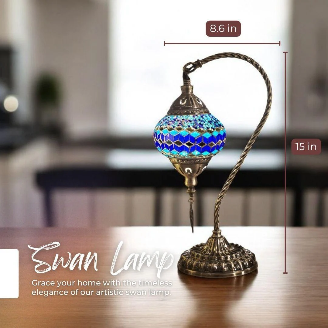 Ready-made Mosaic Lamp - Aegean Fractals - Image 5