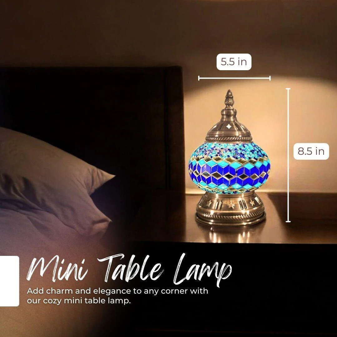 Ready-made Mosaic Lamp - Aegean Fractals - Image 6