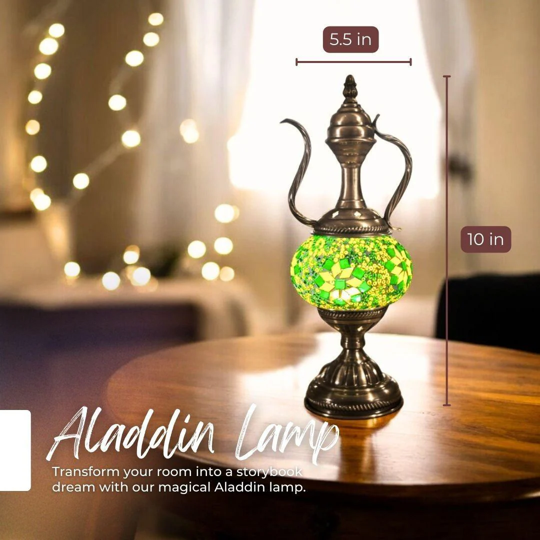 Ready-made Mosaic Lamp - Lemon-Lime Sunflower - Image 8