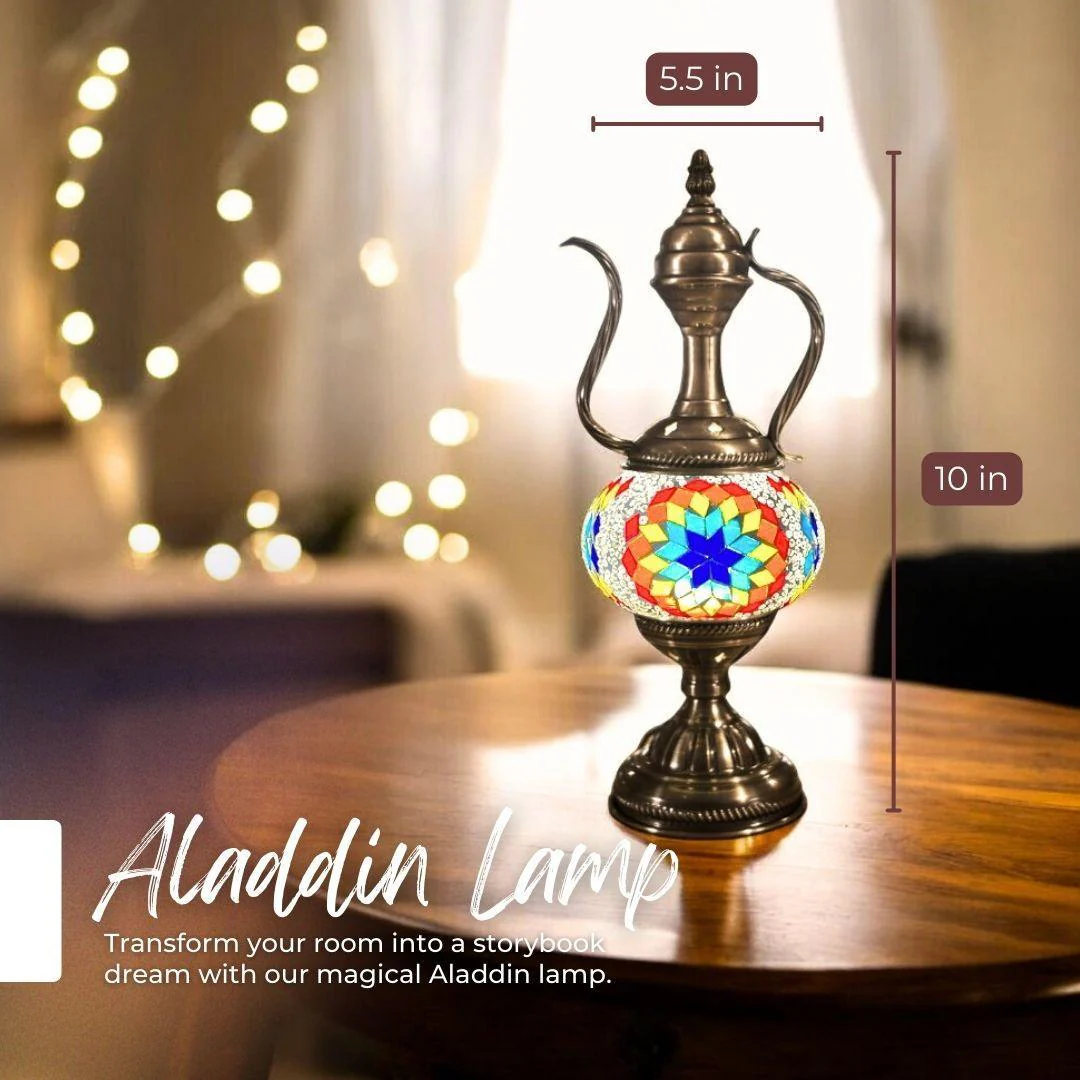 Ready-made Mosaic Lamp - Rainbow Starburst - Image 8