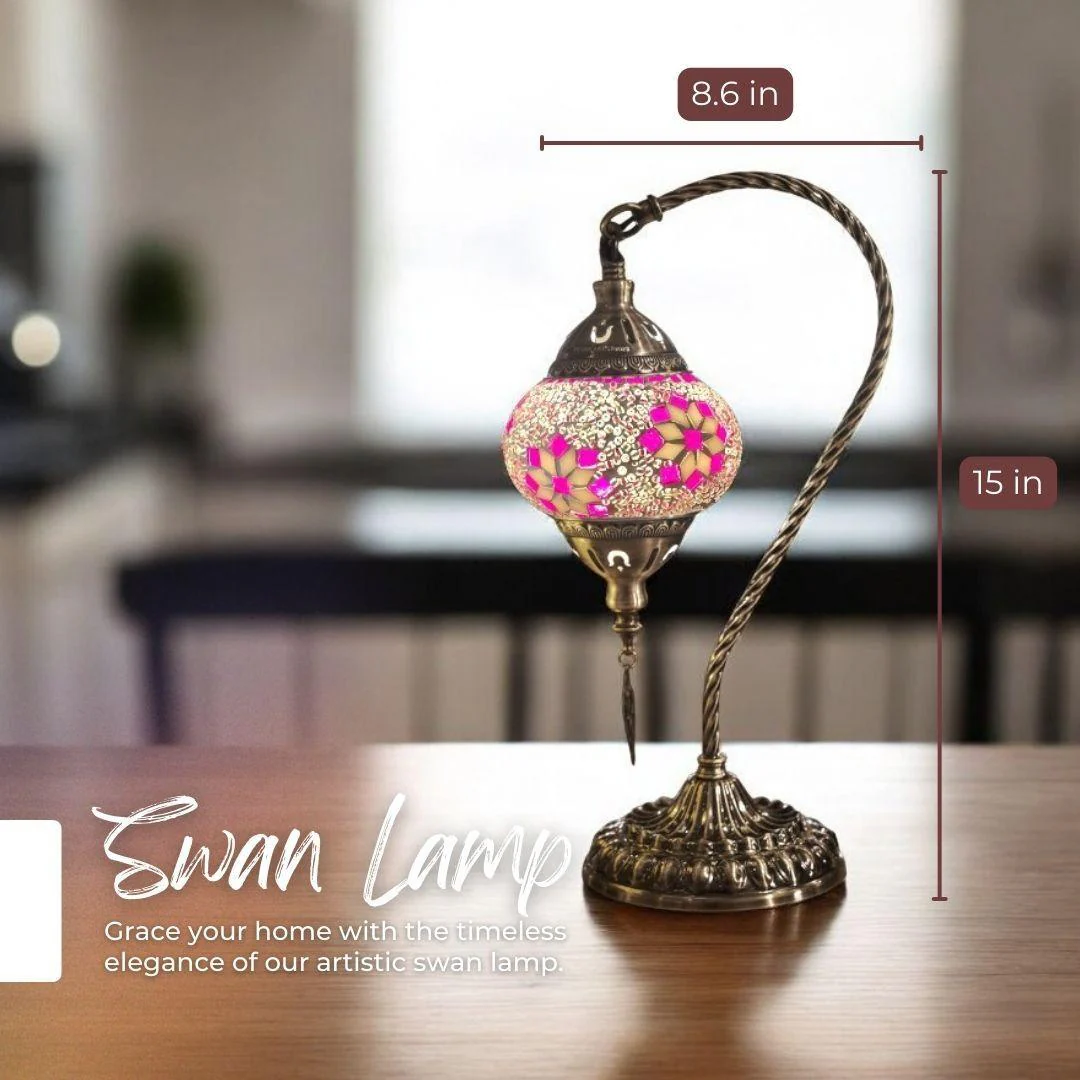 Ready-made Mosaic Lamp - Rose Garden Sunflower - Image 5