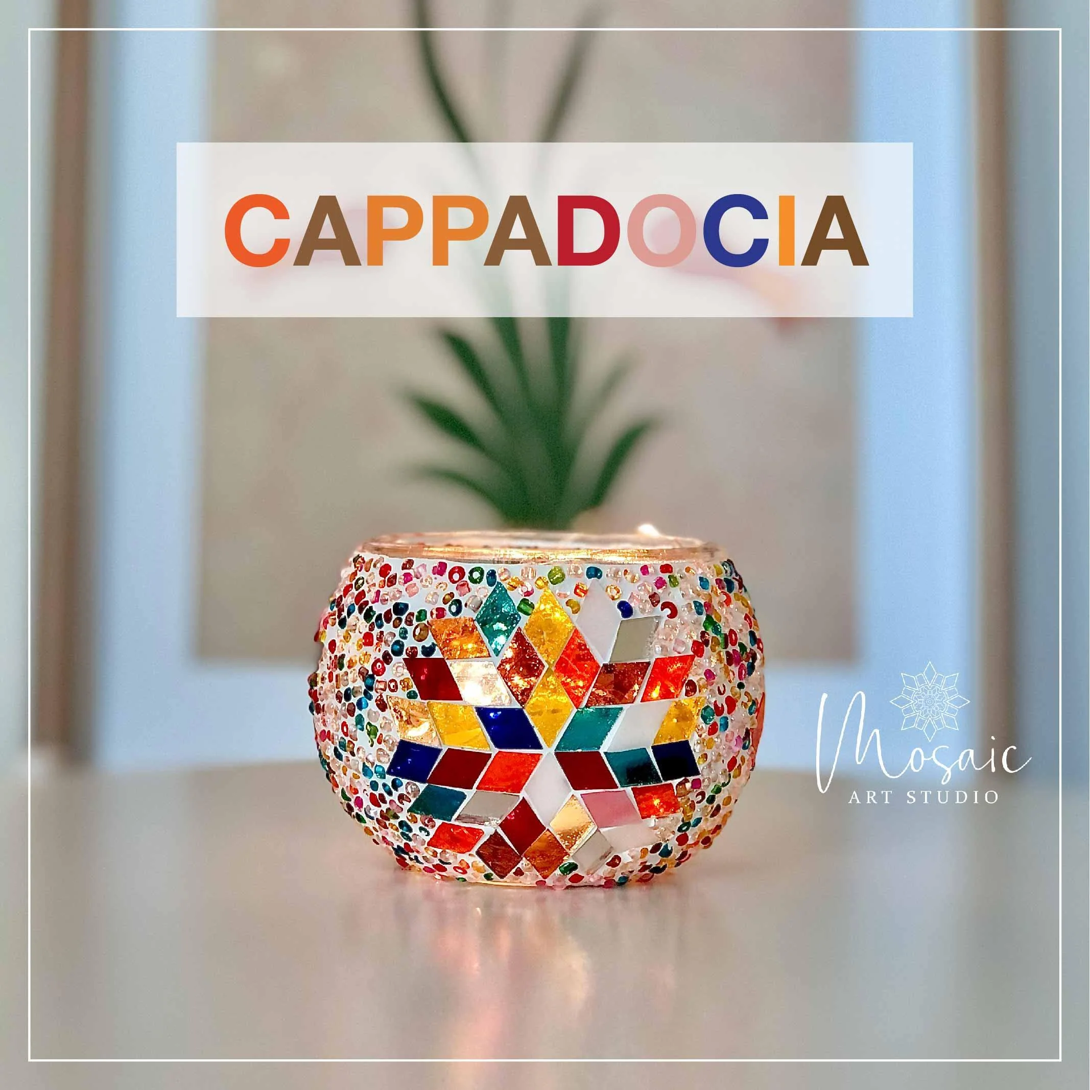 Mosaic Candle Holder DIY Home Kit "CAPPADOCIA" - Image 7