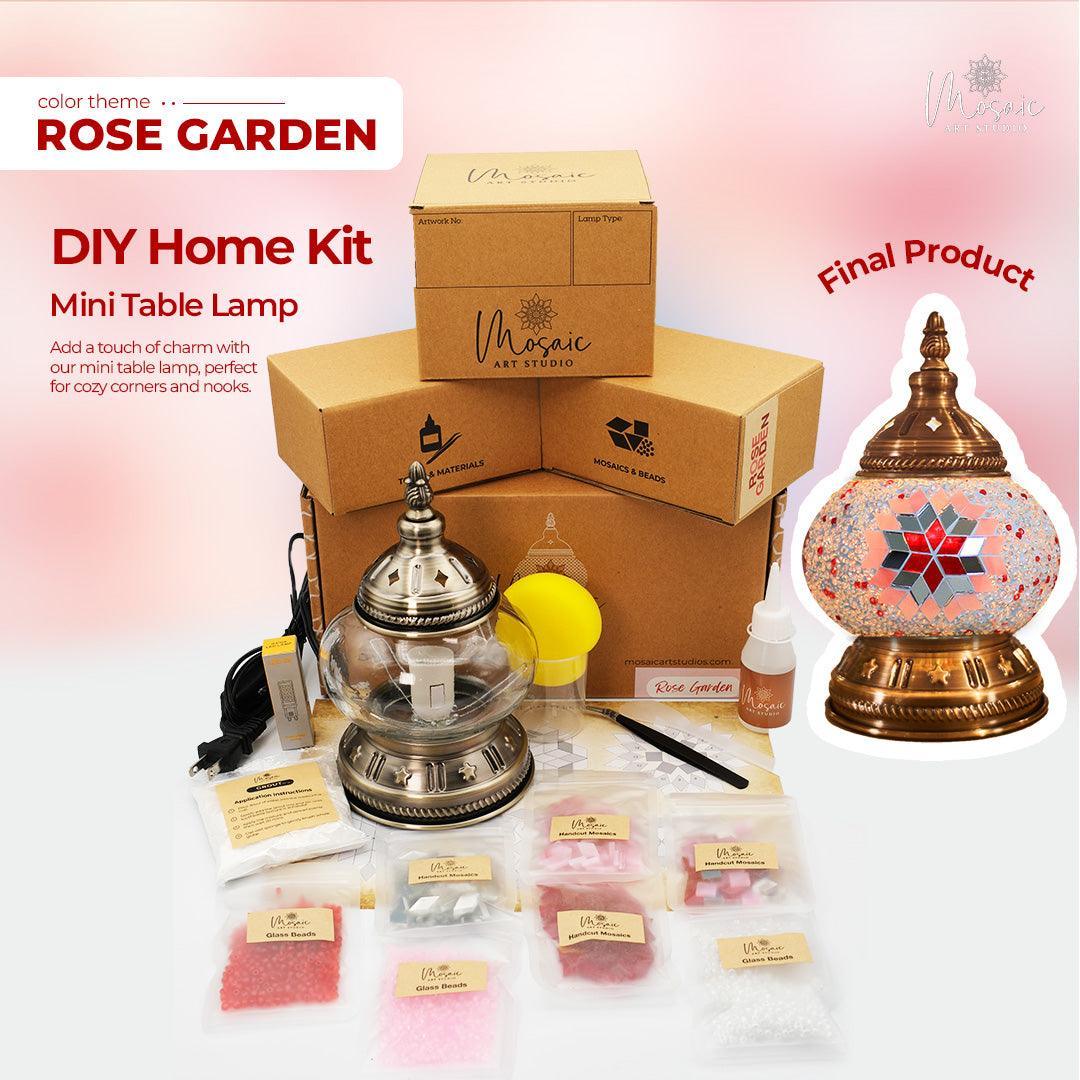 ROSE GARDEN Color Theme Turkish Mosaic Lamp DIY Home Kit - Image 2