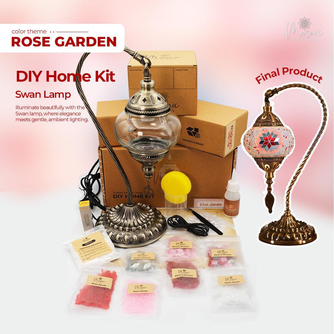 ROSE GARDEN Color Theme Turkish Mosaic Lamp DIY Home Kit - Image 3
