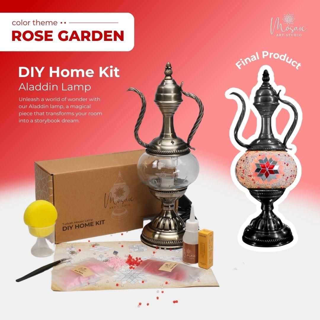 ROSE GARDEN Color Theme Turkish Mosaic Lamp DIY Home Kit - Image 9