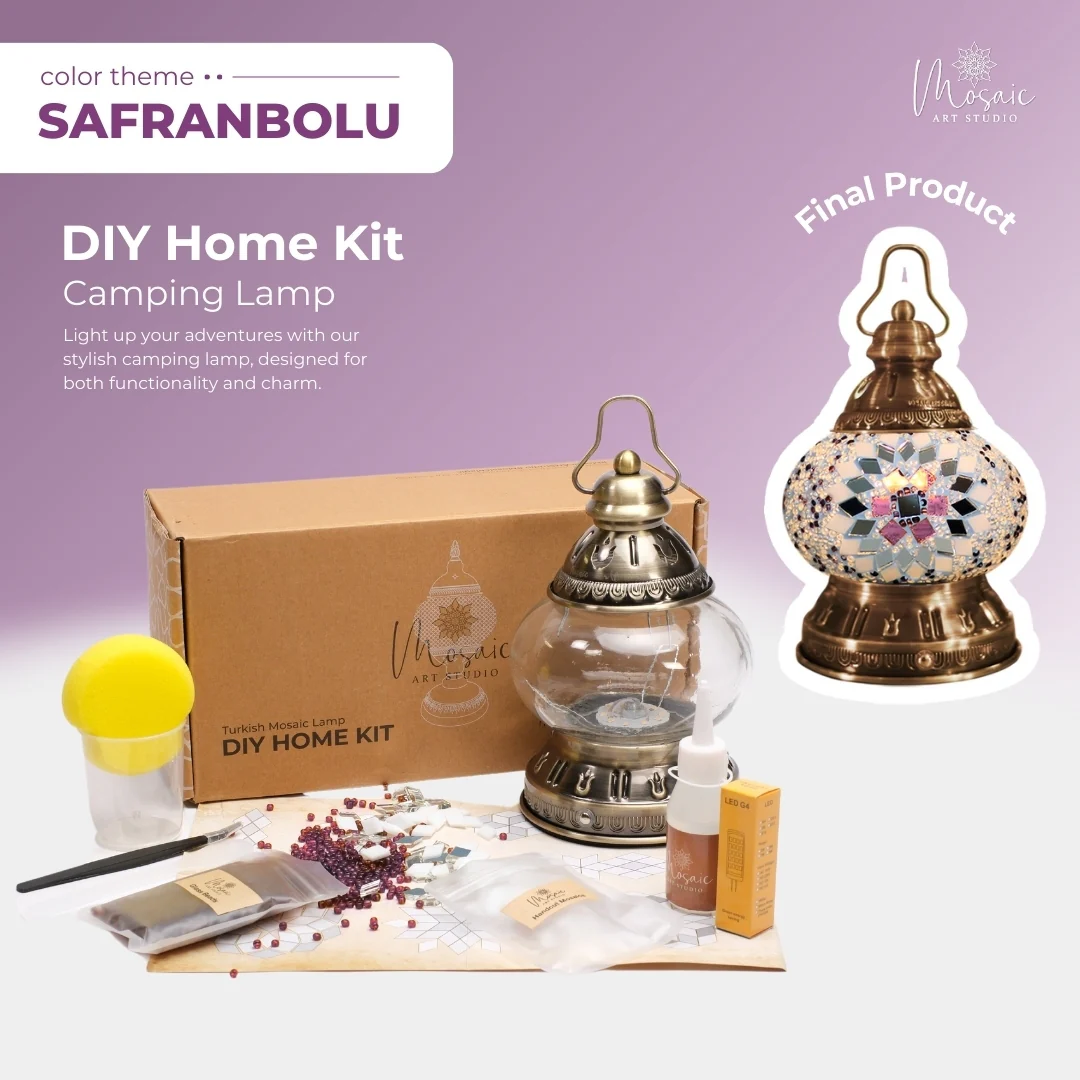 SAFRANBOLU Color Theme Turkish Mosaic Lamp DIY Home Kit - Image 2