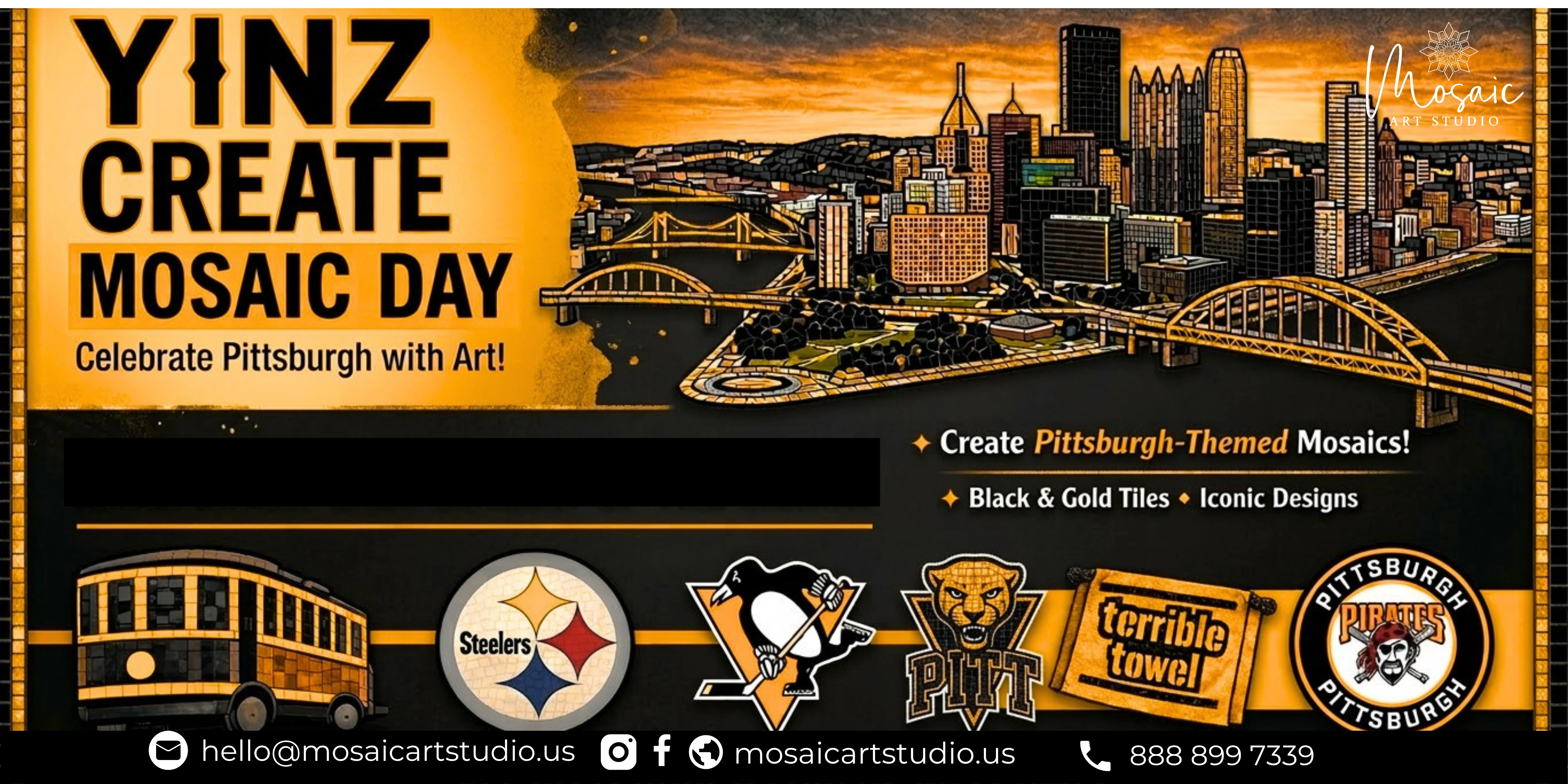Yinz Create Mosaic Day
